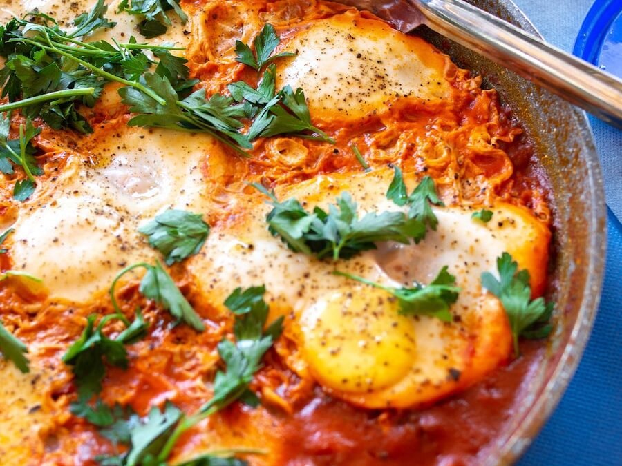 Vegetarian Shakshuka with Chickpeas