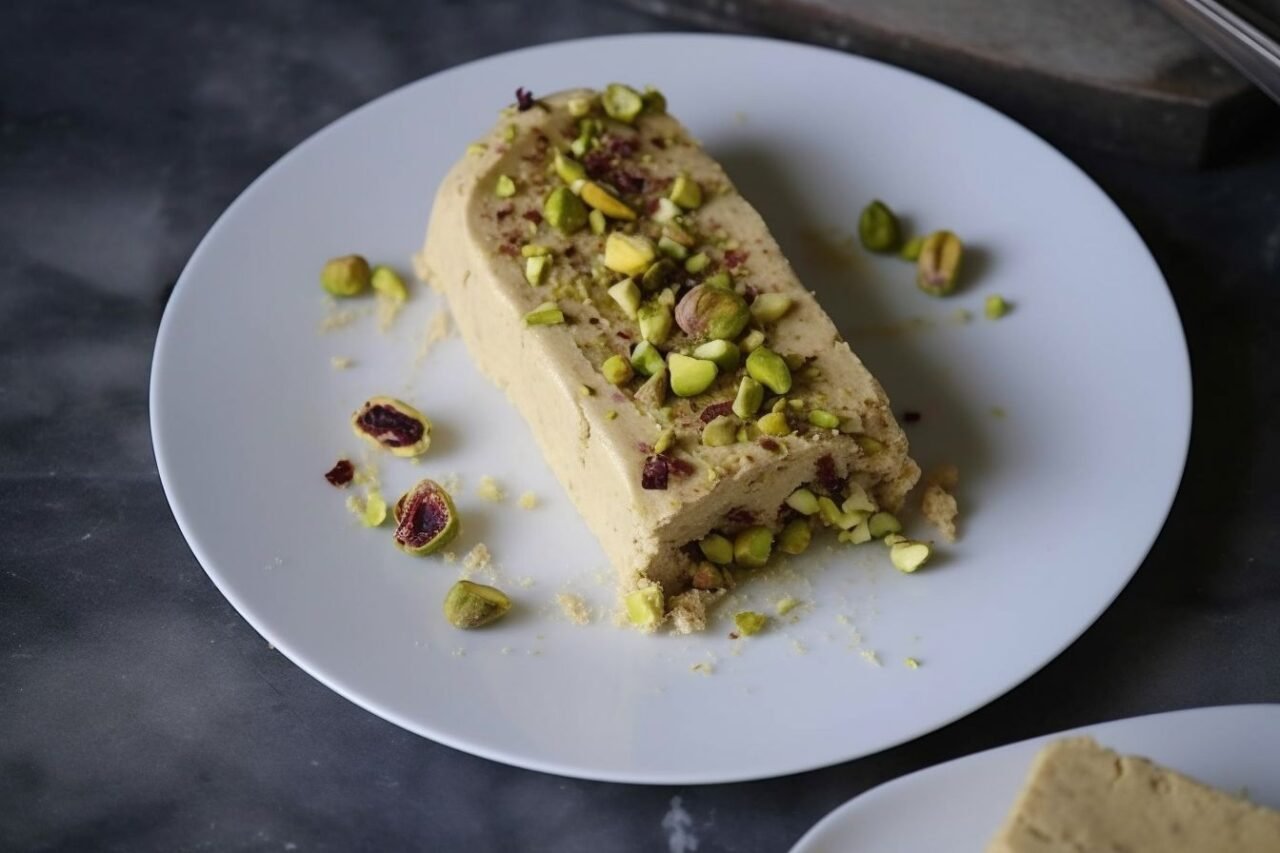 Halva with Pistachio Crafting Sweet Delights at Home Middle Eastern Recipes