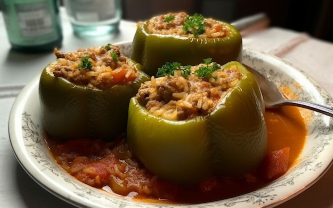 Comforting Lebanese Stuffed Peppers