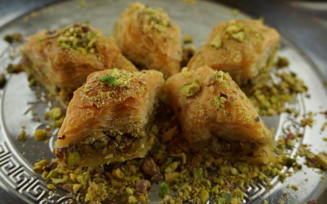 Authentic Walnut and Pistachio Baklava