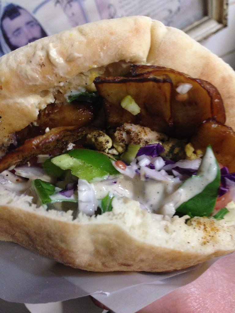 Sabich eggplant and zucchini sabich1