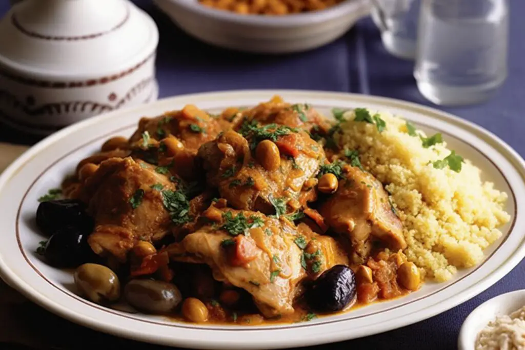 Moroccan Chicken Tagine with Couscous