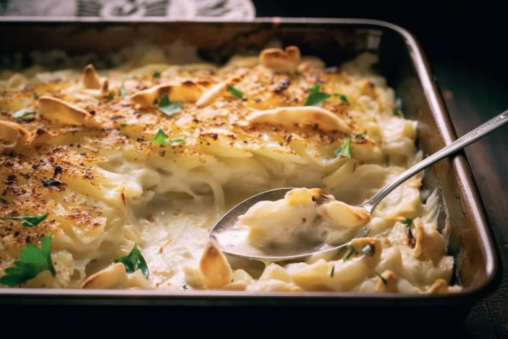 baked fish in tahini sauce