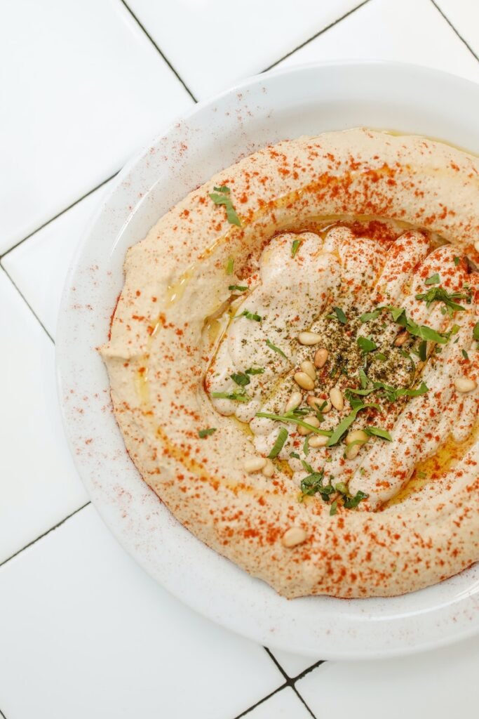 Whipped Garlic Hummus