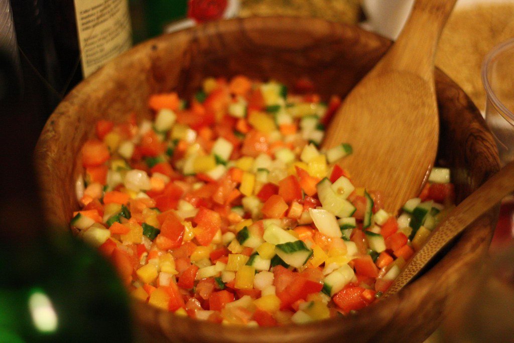 traditional Arabic vegetable salad 2