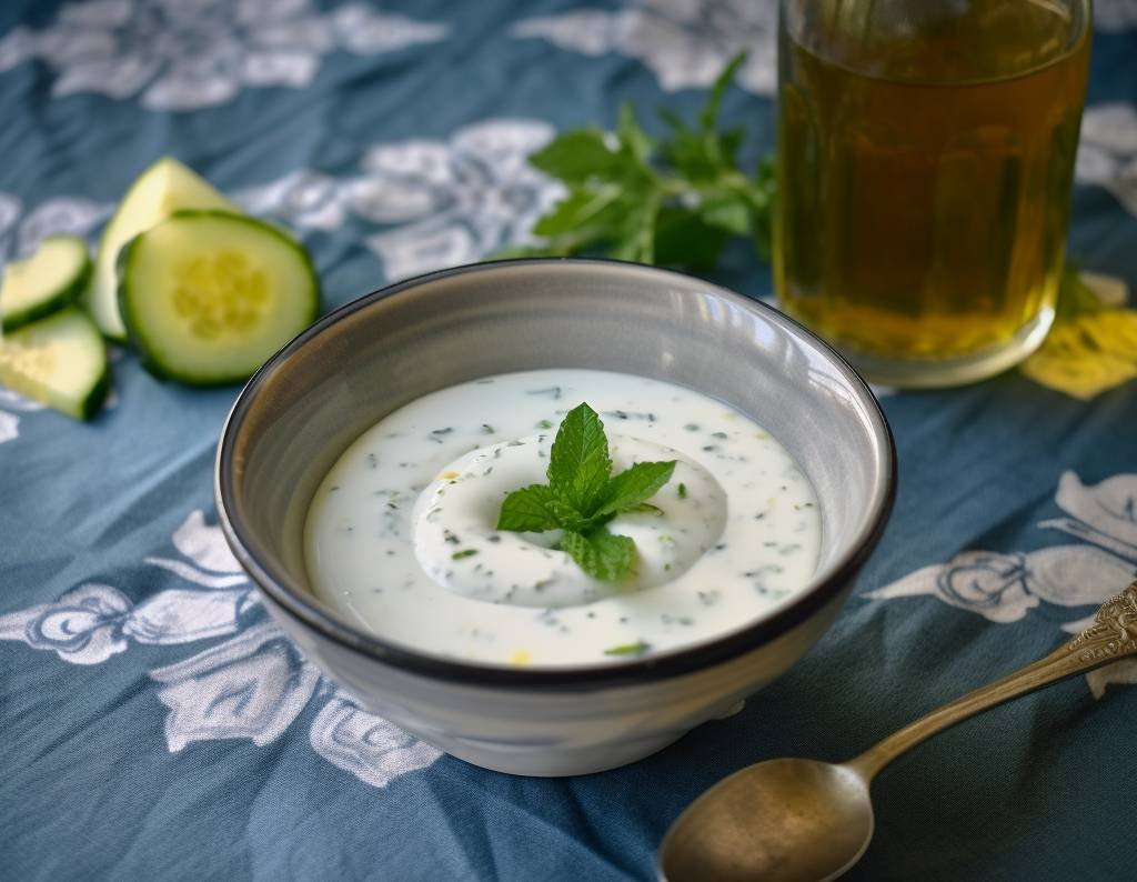 Lebanese cucumber and yogurt salad