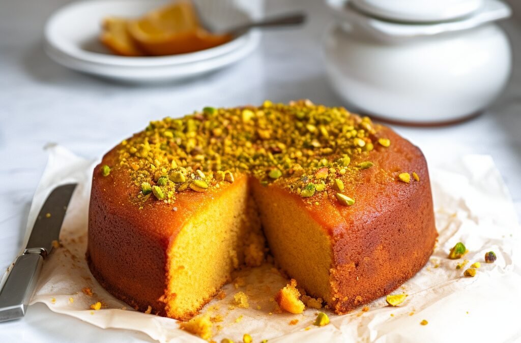 Sweet and Citrusy Middle Eastern Orange Cake