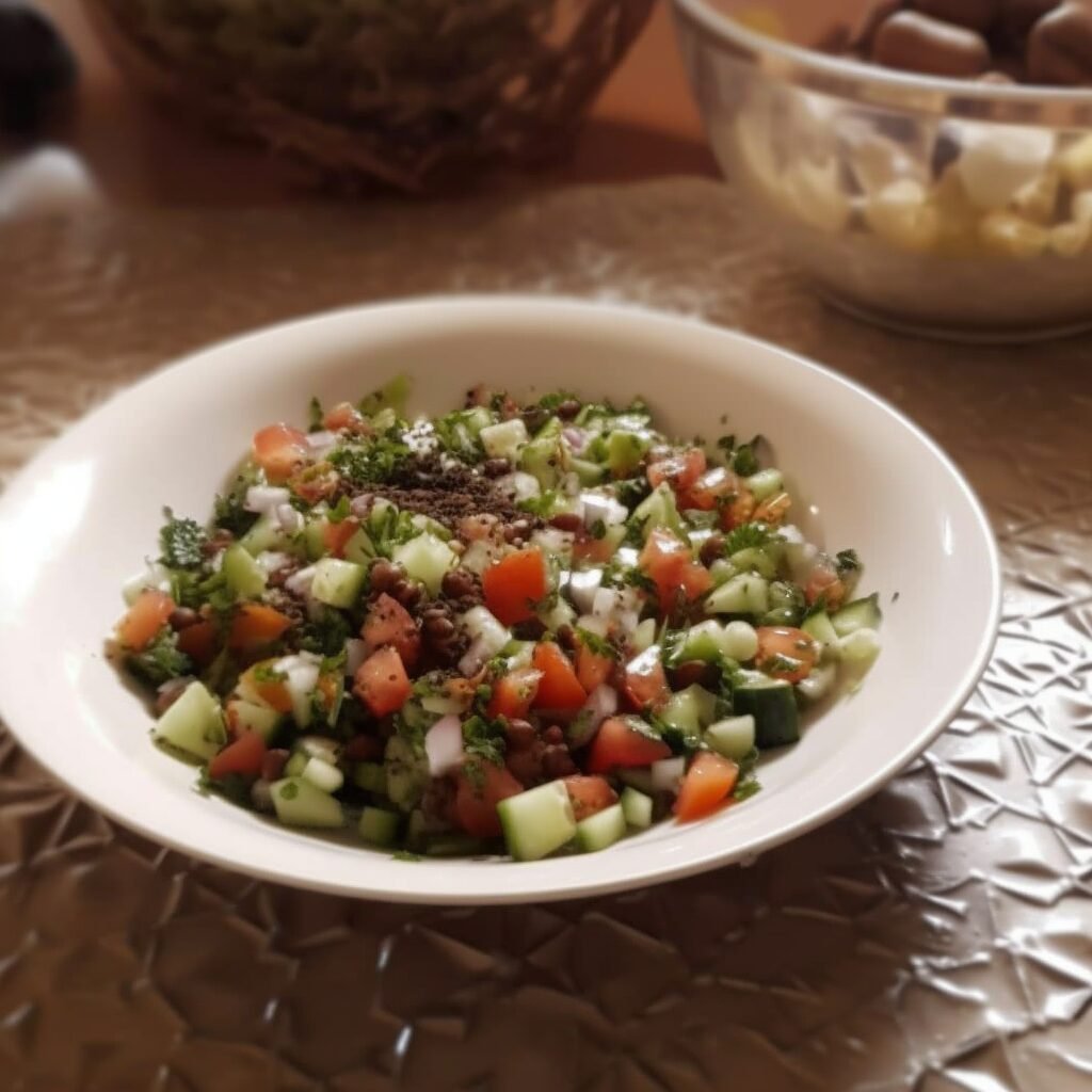 traditional Arabic vegetable salad1