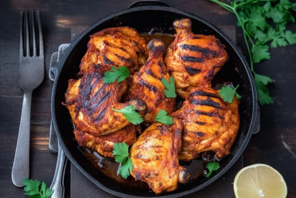 Moroccan harissa grilled chickenMoroccan harissa grilled chicken