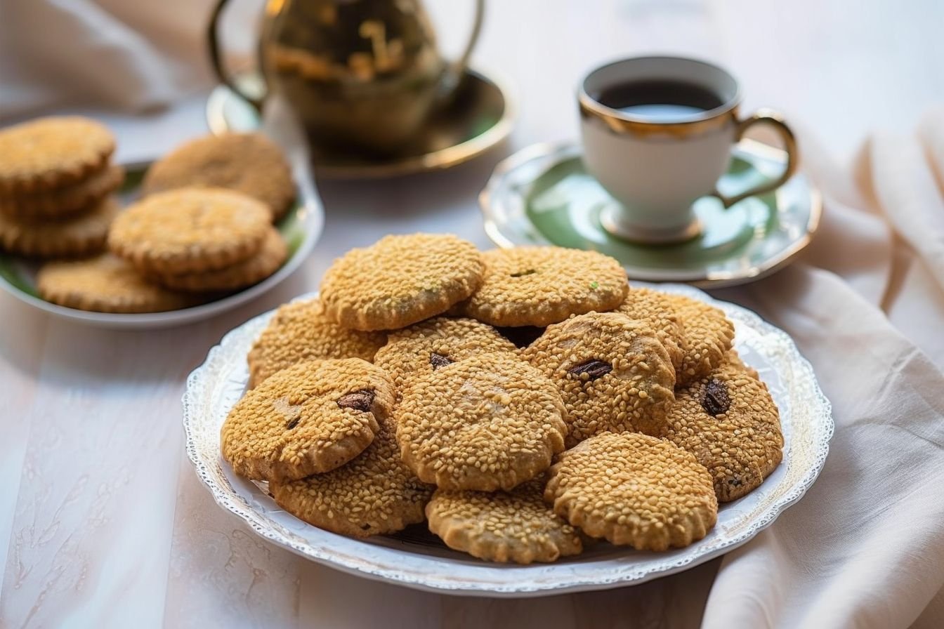 barazek Syrian sesame cookies