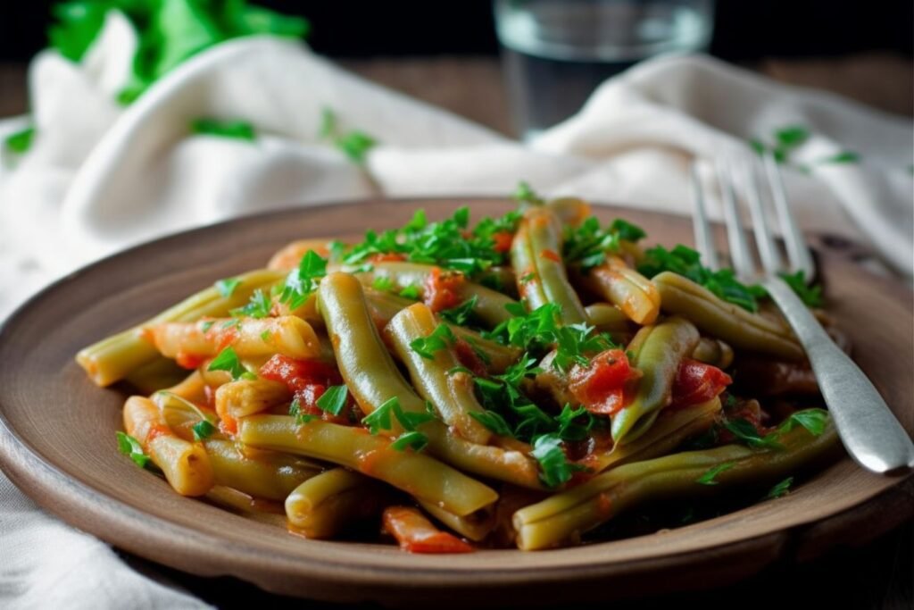 Lebanese green bean salad
