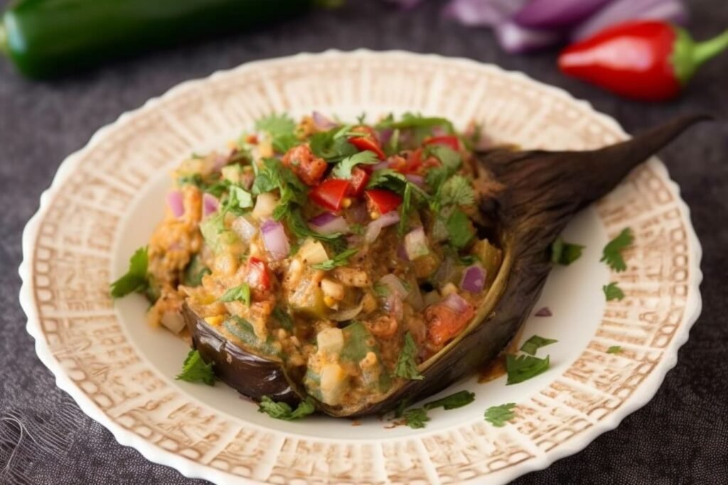 Lebanese Roasted Eggplant Salad