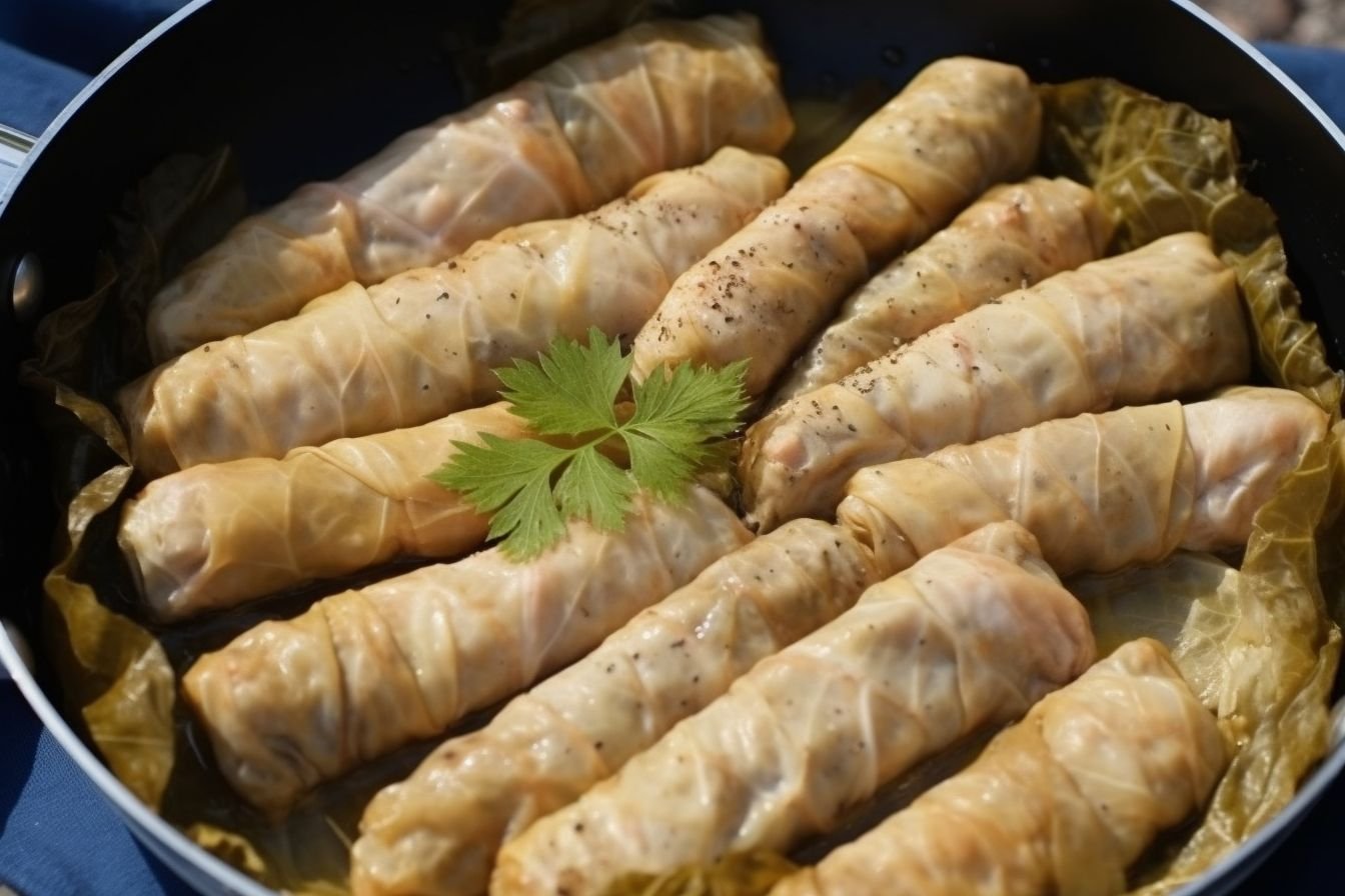 Middle Eastern Stuffed Cabbage Leaves