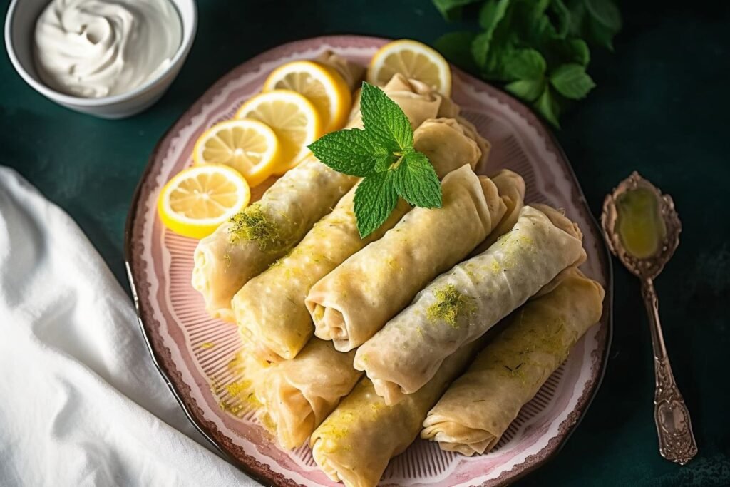 Middle Eastern stuffed cabbage leaves