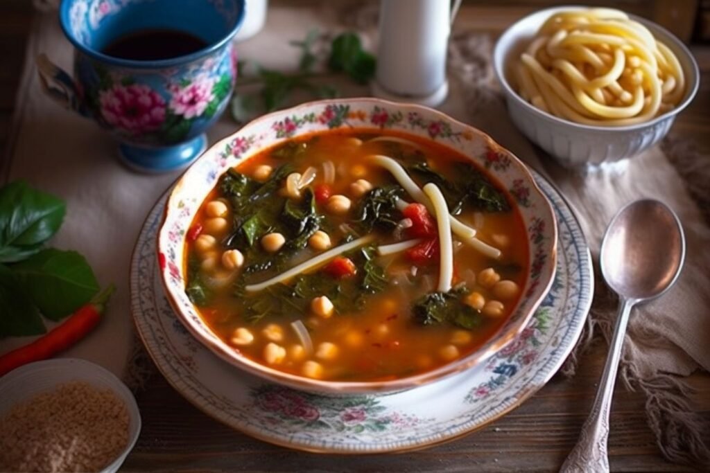 Tunisian Vegetable and Bean Soup