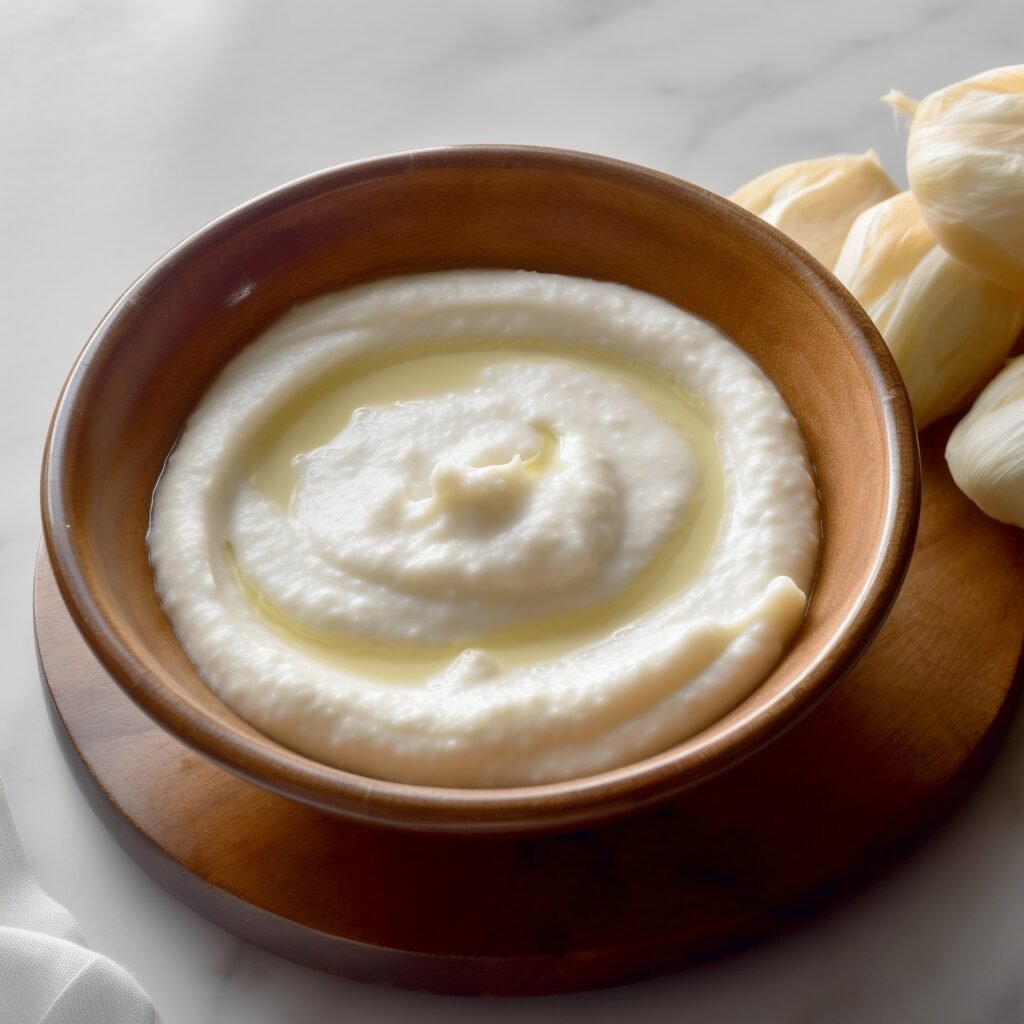 quick Lebanese garlic sauce