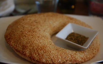 Crusty Lebanese Street Kaak Bread