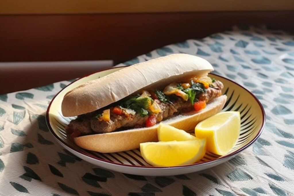Moroccan Hout Quari Fish Sandwiches