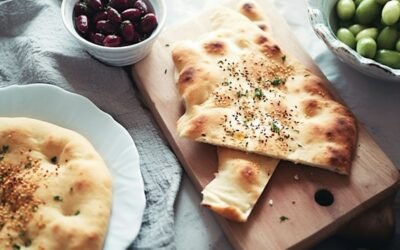 Fragrant Persian Barbari Bread with Sesame