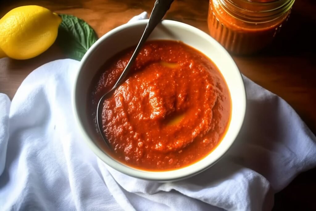 homemade spicy Moroccan harissa sauce