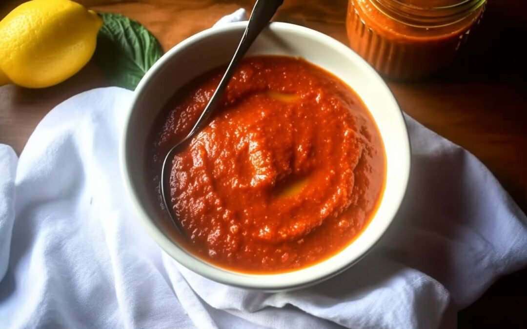 Homemade Spicy Moroccan Harissa Sauce