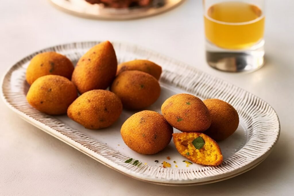 vegan pumpkin kibbeh balls