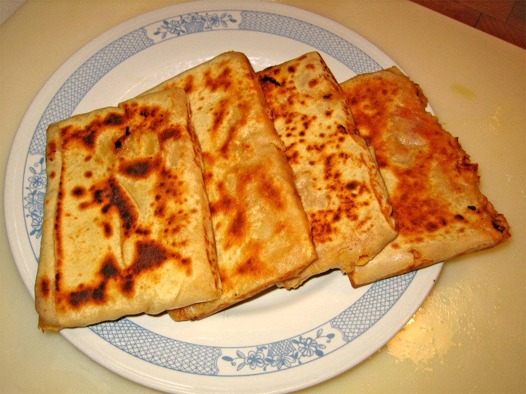 Mhadjeb Algerian Stuffed Bread Mhadjeb Algerian Stuffed Bread