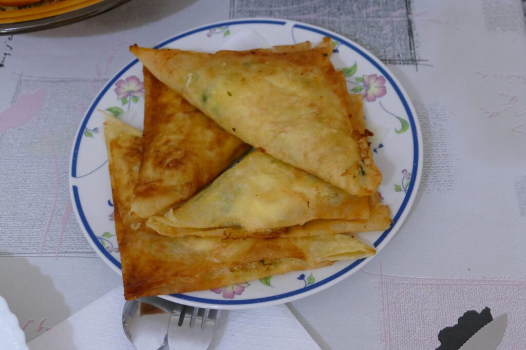Tunisian tuna brik pastry
