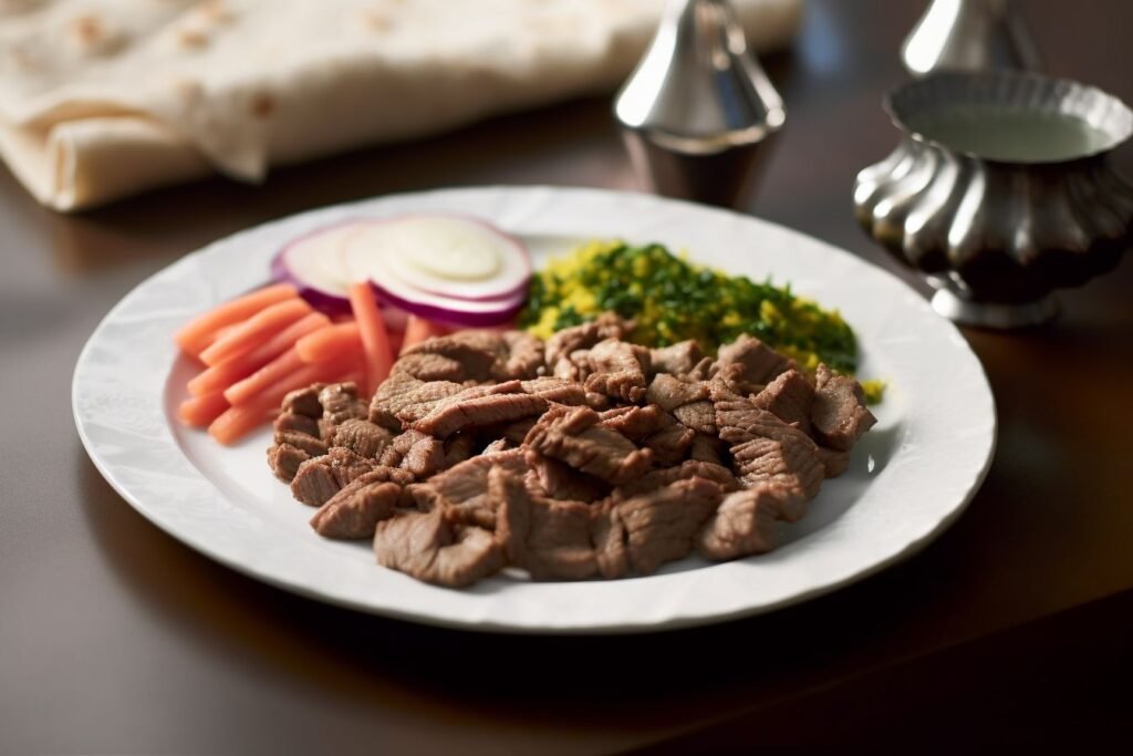 Lebanese beef shawarma