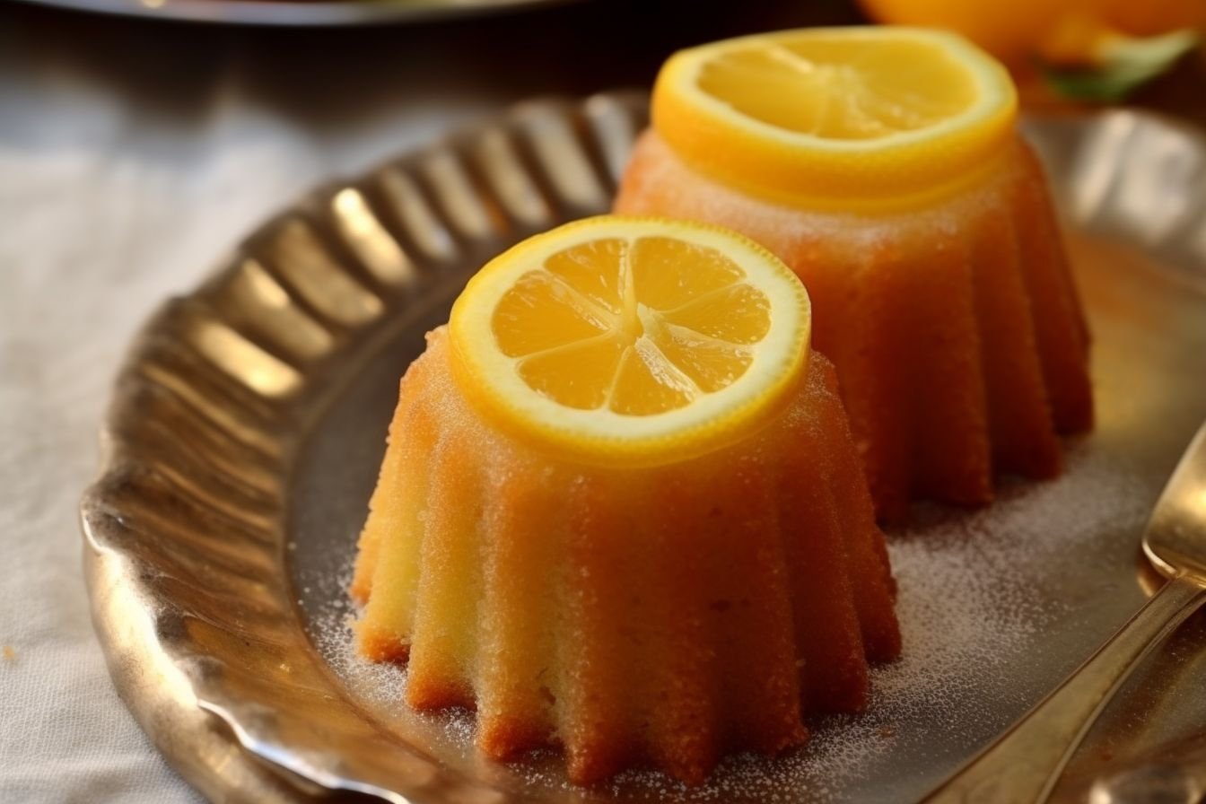 Syrupy Lemon Olive Oil Semolina Cake