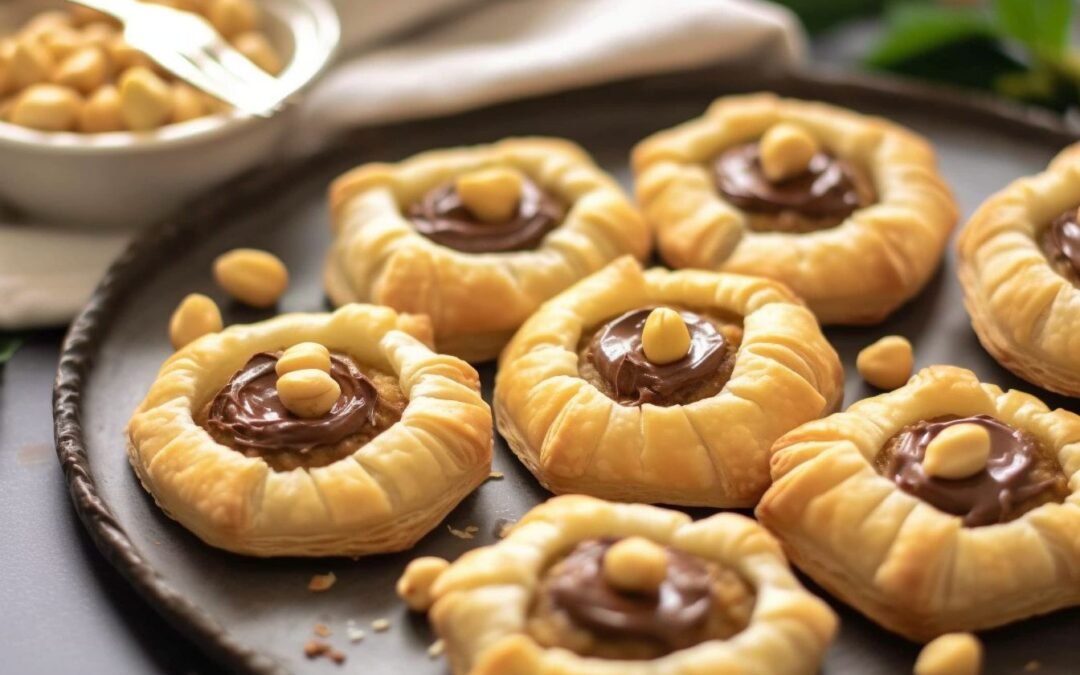 Chocolate Baklava Bracelets with Hazelnuts