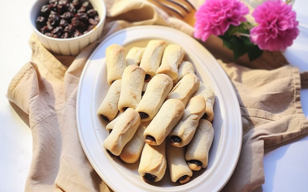 Soft and Chewy Date Roll Cookies