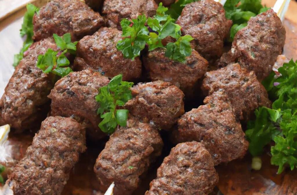 Keto Ground Beef Kebab