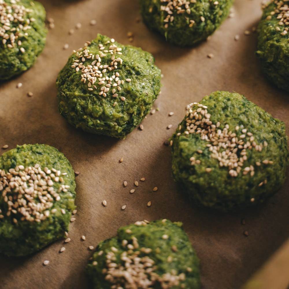 air fryer keto falafel