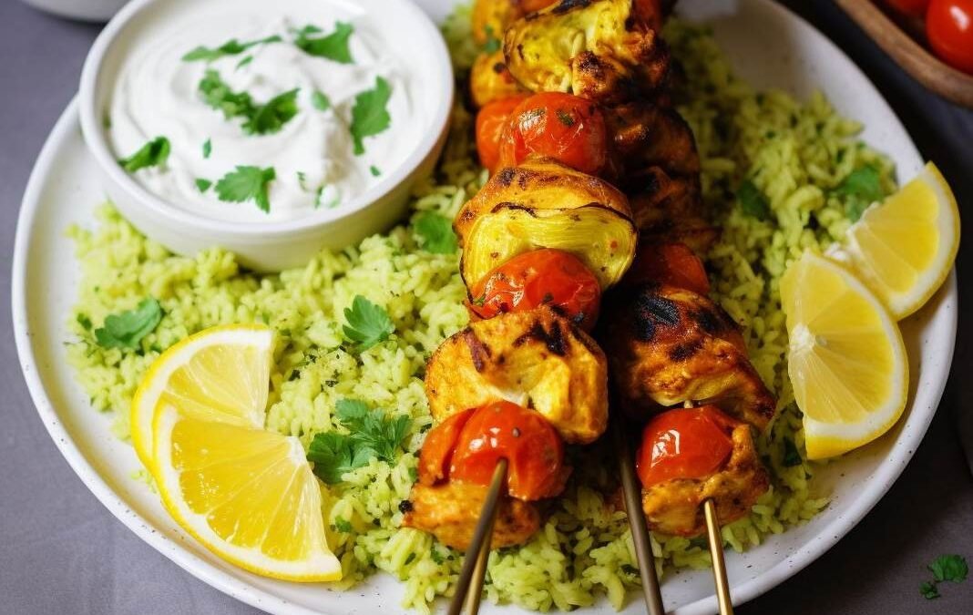 Keto Chicken Shish Kebab with Cauliflower Rice: A Delicious Low-Carb Meal Option