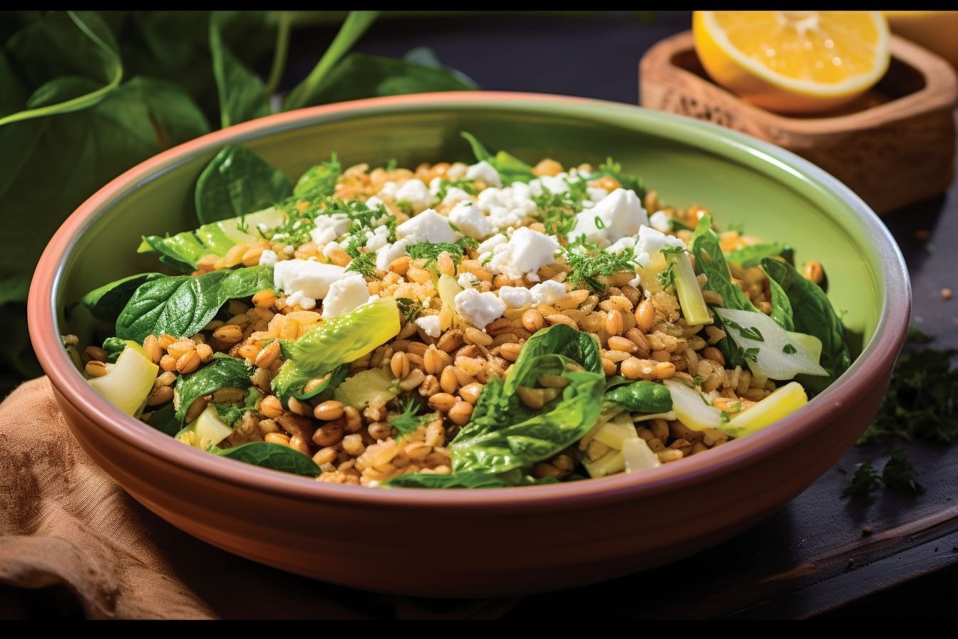 couscous spinach salad couscous spinach salad