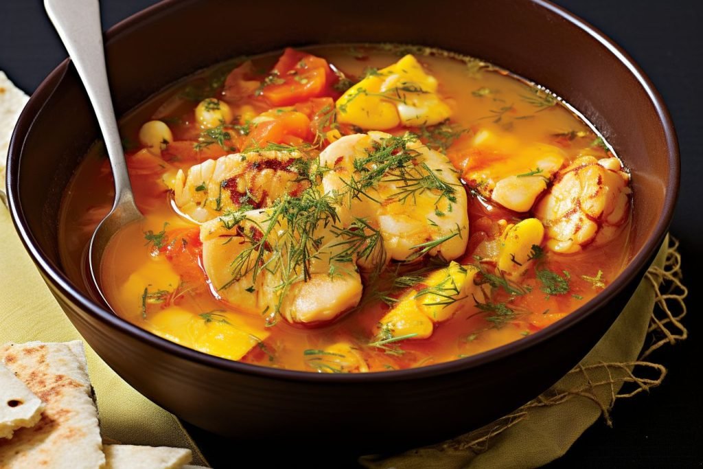 saffron fish stew
