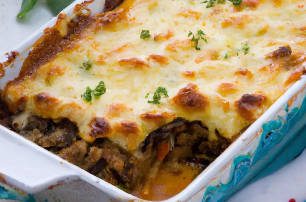 Kosher Lamb and Eggplant Moussaka