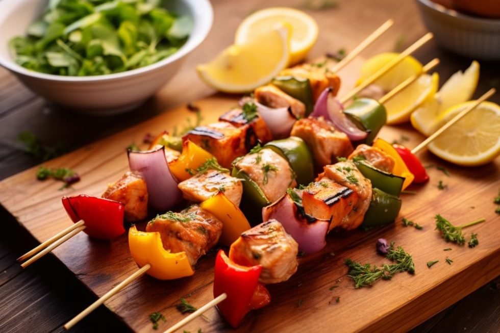 Air Fryer Salmon Kabobs An Easy and Healthy Seafood Dish Middle