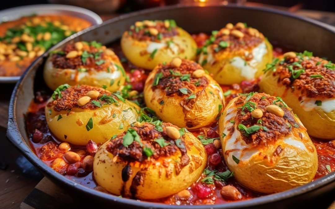 Batata Mahshi: A Hearty Middle Eastern Stuffed Potato Dish