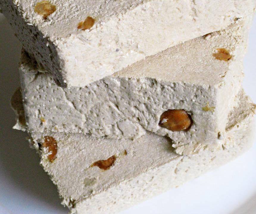 Halva with Almonds A Nutty and Rich Middle Eastern Treat Middle