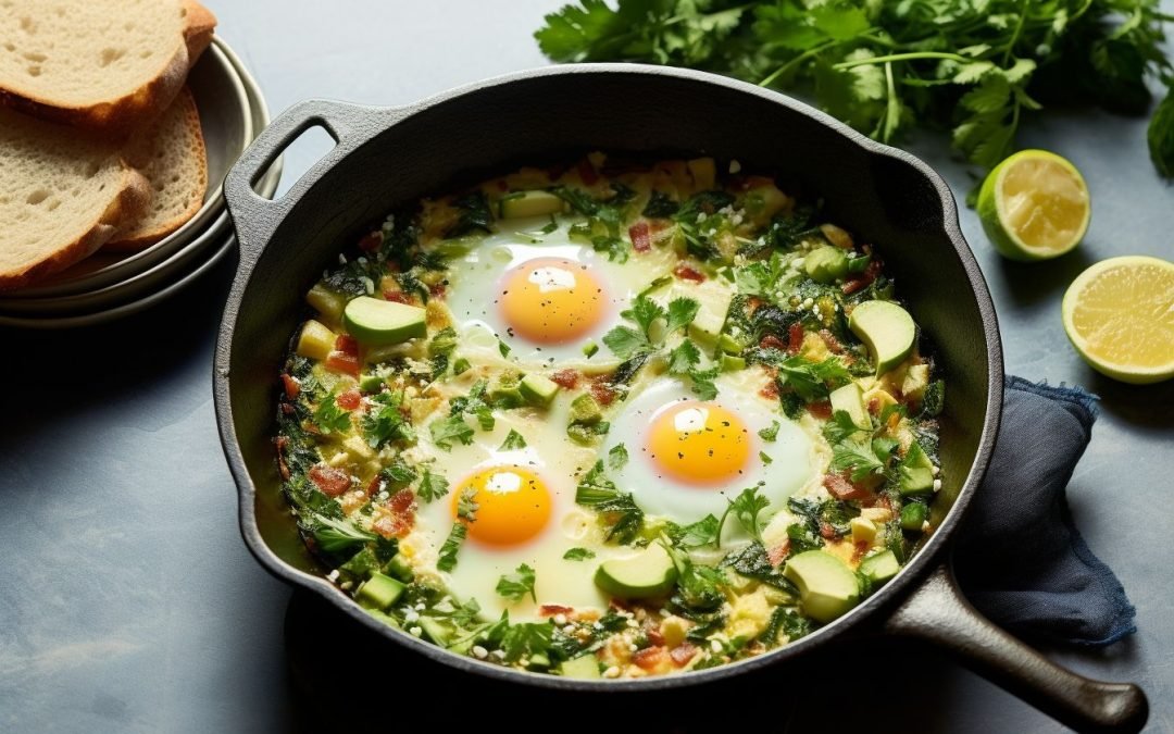 Green Shakshuka with Avocado and Lime: A Refreshing Take on a Middle Eastern Classic