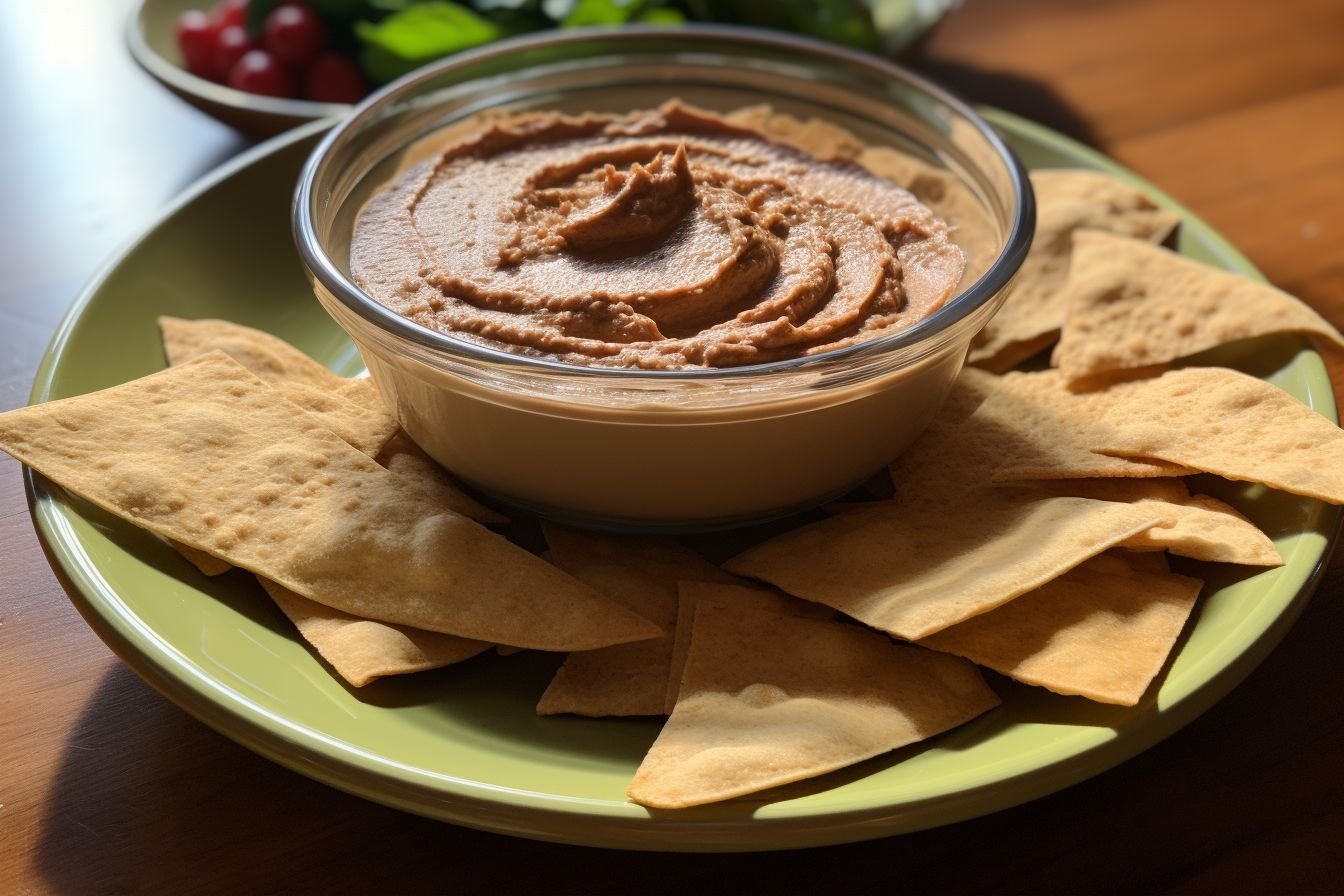 red bean hummus with peanut butter