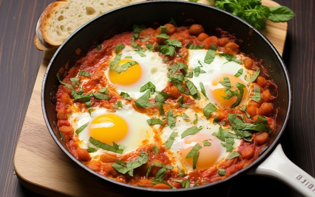 Shakshuka with Garbanzo Beans: A Tasty and Healthy Breakfast Option
