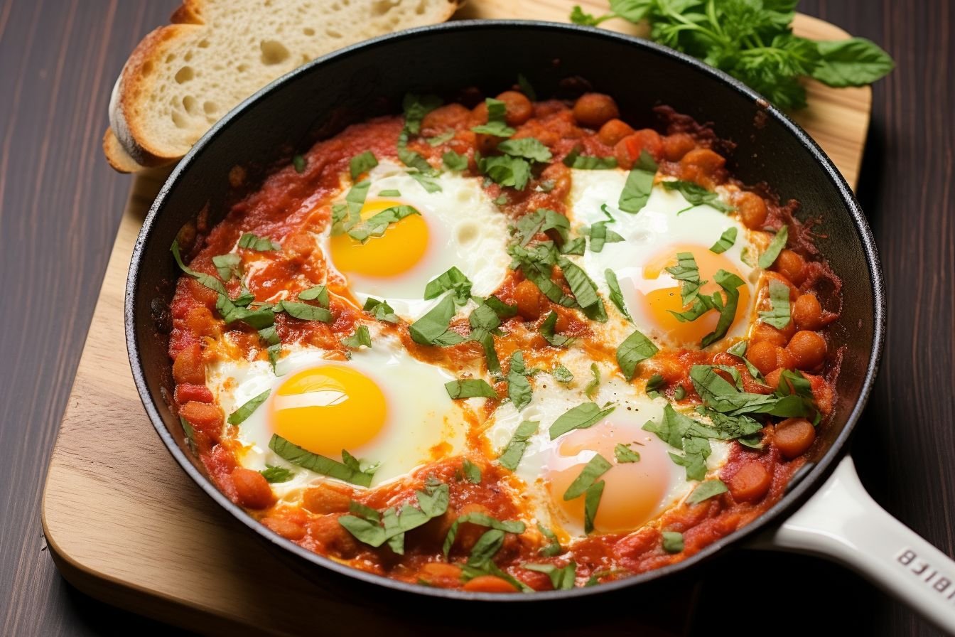 shakshuka with chickpeas