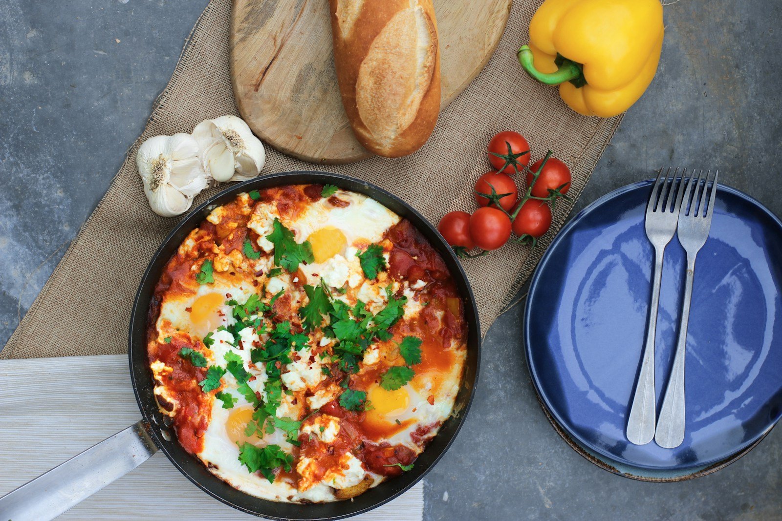 shakshuka with canned tomatoes