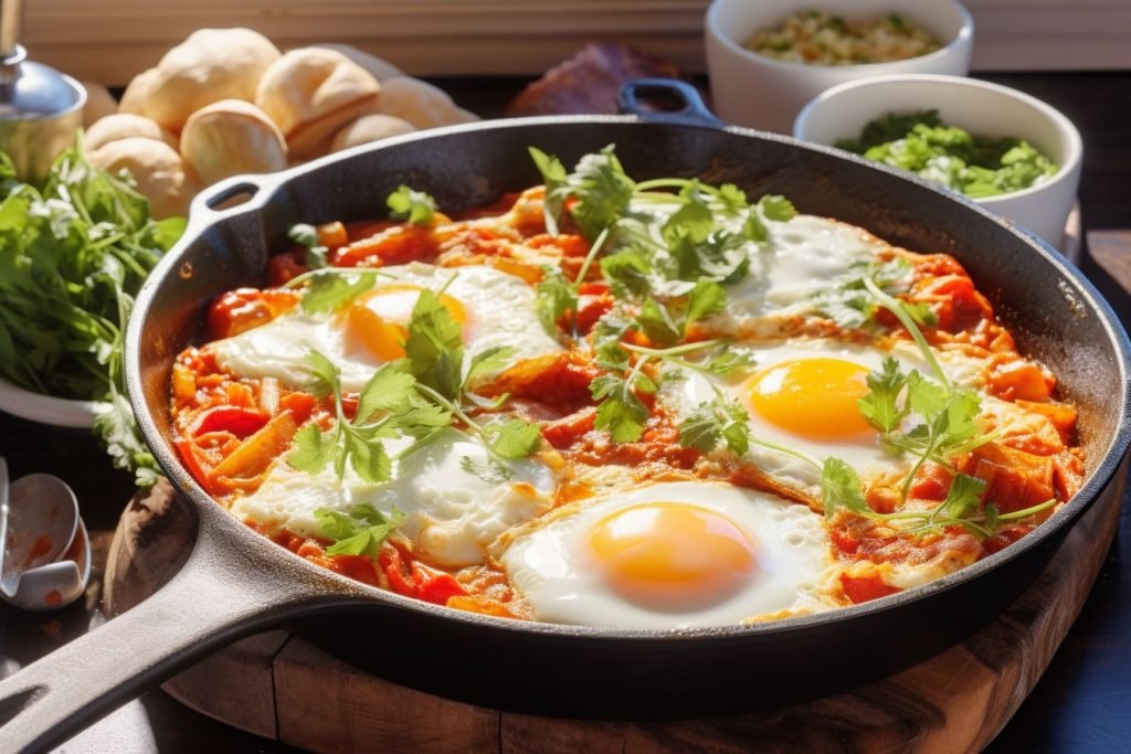 shakshuka with bacon