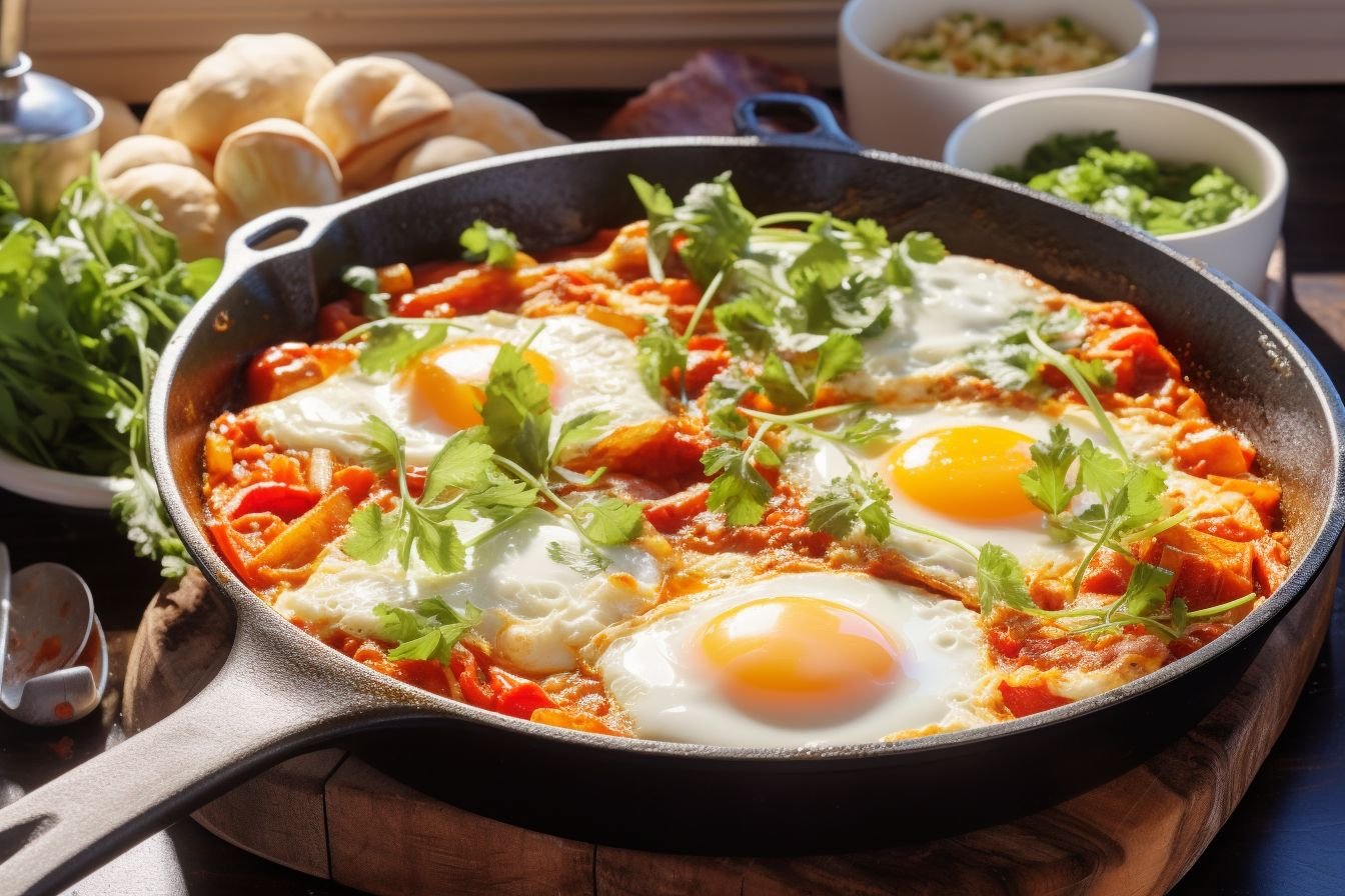 shakshuka with bacon