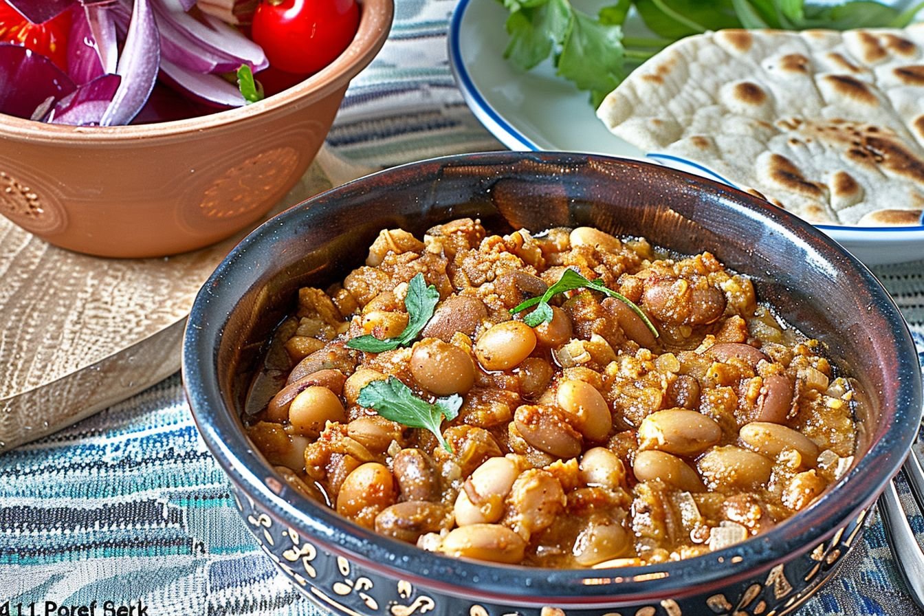 mujadara with beans mujadara with beans