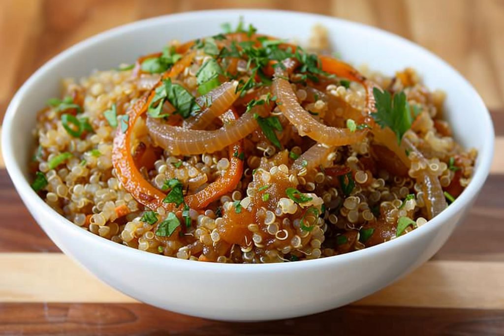 mujadara with quinoa